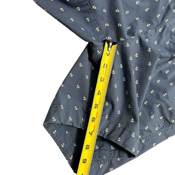 ABERCROMBIE & FITCH Men’s Stretch Blue Anchor Print Short Size 31 - Picture 7 of 7